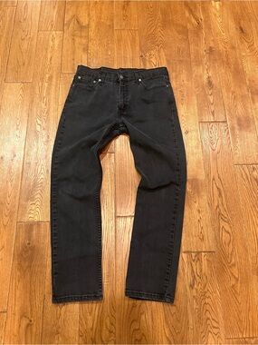 Levi's Men's Black Slim Straight Jeans
